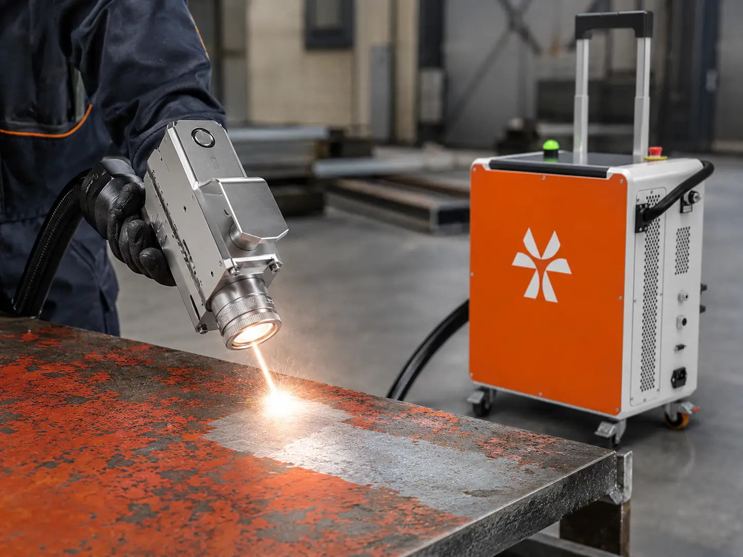 Décapage de peinture au laser sur métal