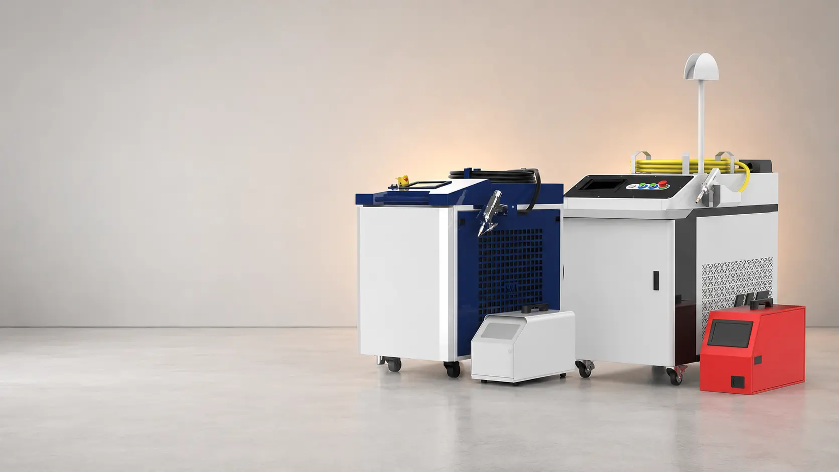 Machines laser 4-en-1 Essentiel et Performance — vue de gamme