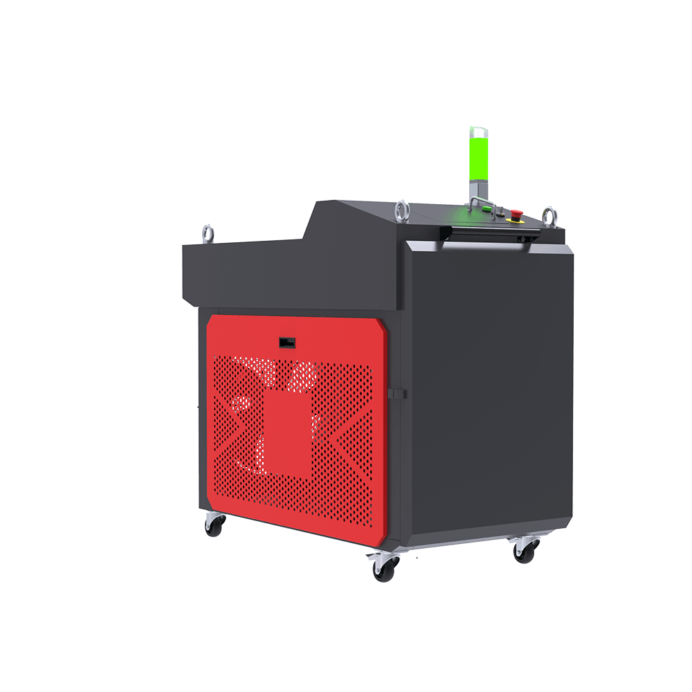Décapeur laser continu 6 000 W Industrie 6 000 W Industrie, vue trois-quarts avant