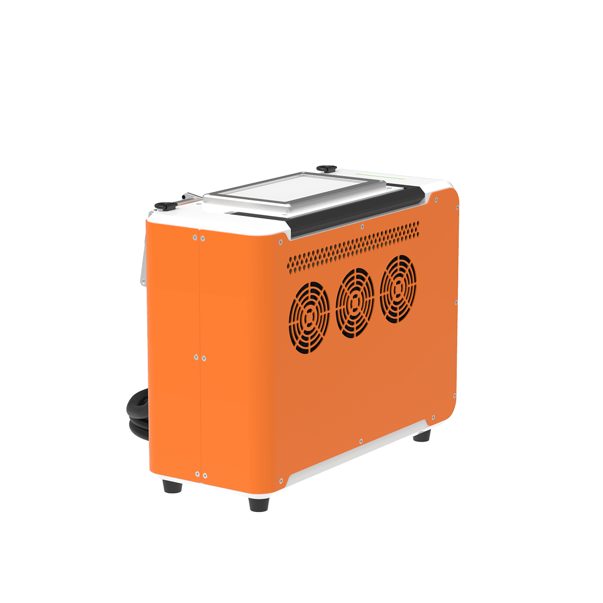 Nettoyeur laser pulsé 100W Alpina Laser côté ventilation arrière et refroidissement par air