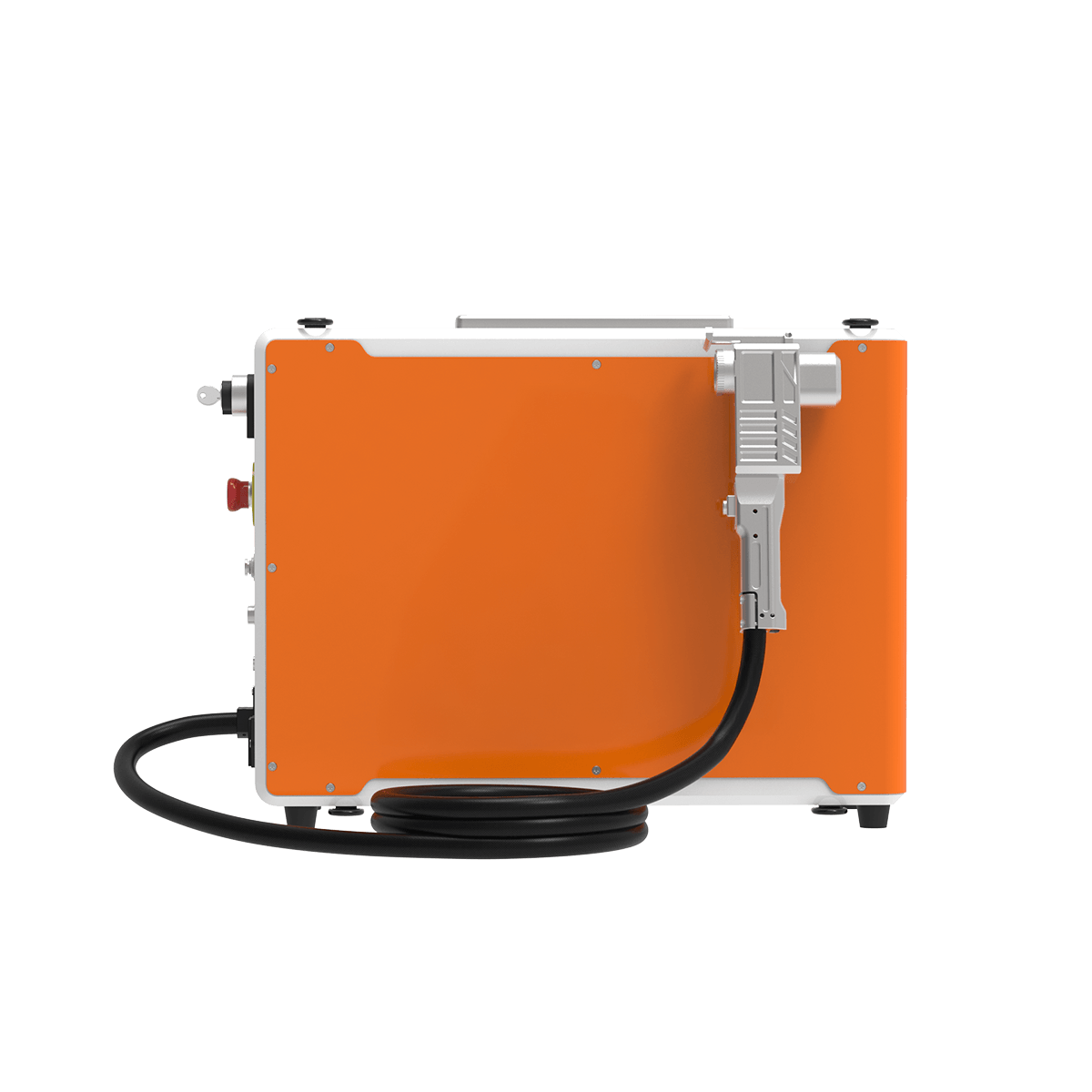 Nettoyeur laser pulsé 200W Alpina Laser de profil avec fibre et poignée de transport