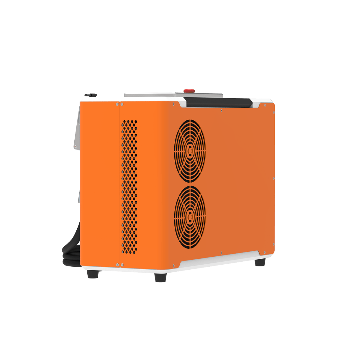 Nettoyeur laser pulsé 300W Alpina Laser côté ventilation avec refroidissement par air du châssis