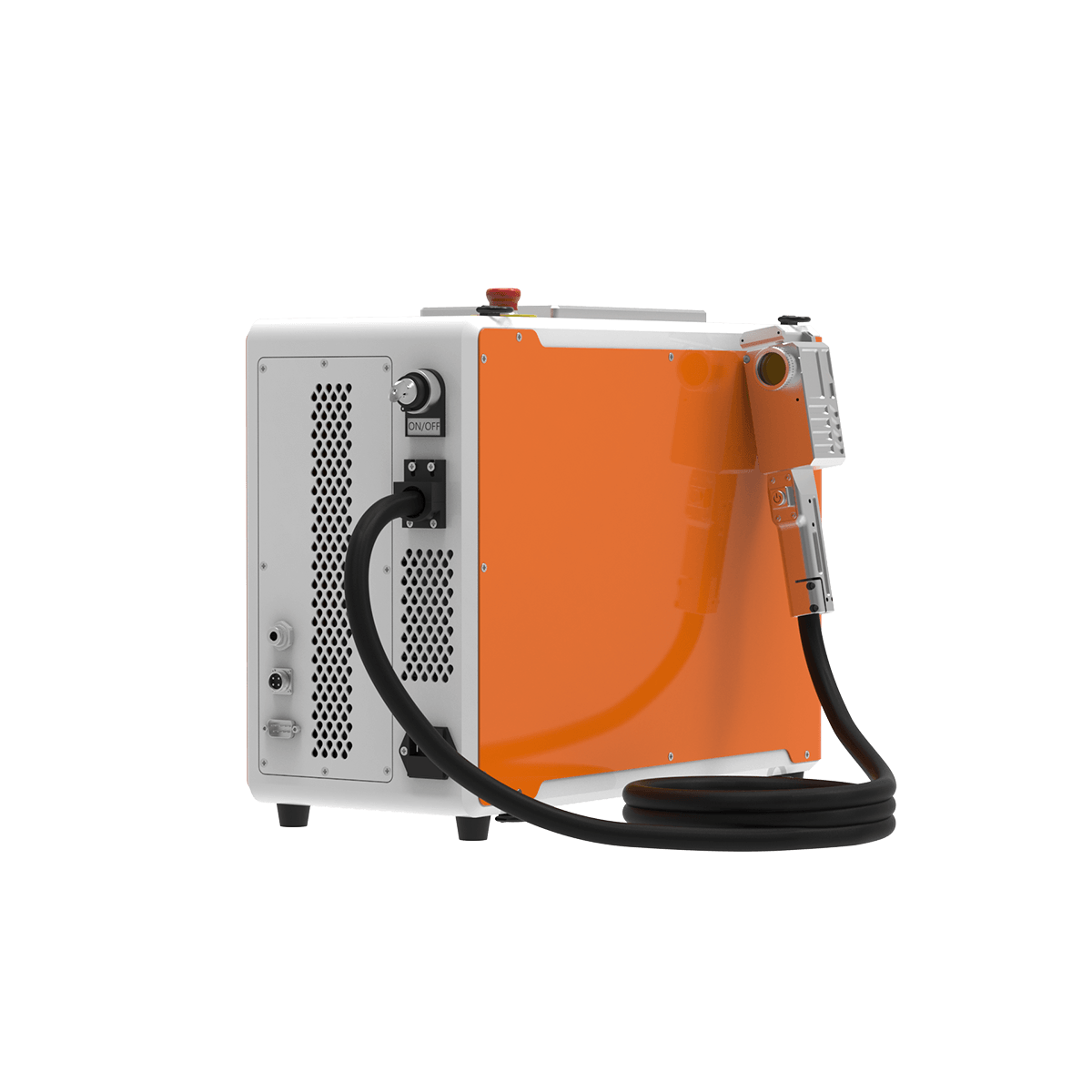 Nettoyeur laser pulsé 300W Alpina Laser de trois quarts arrière côté pistolet laser