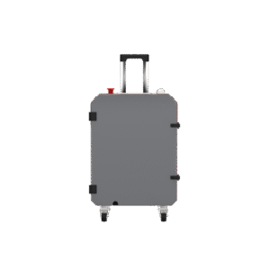 Nettoyeur laser pulsé en valise refroidie par air — vue de face