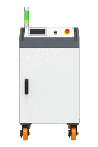 Décapeur laser pulsé 500 W refroidi par eau — vue de face