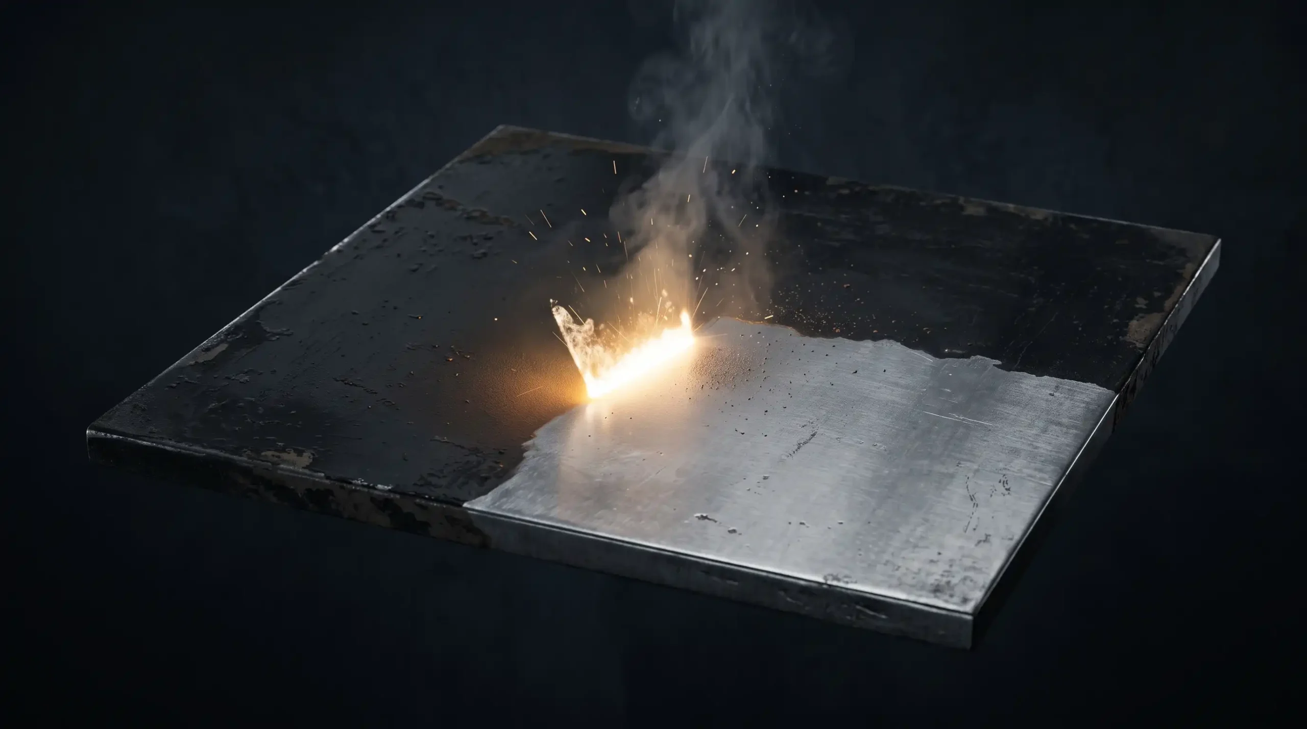Peinture — application du décapage laser